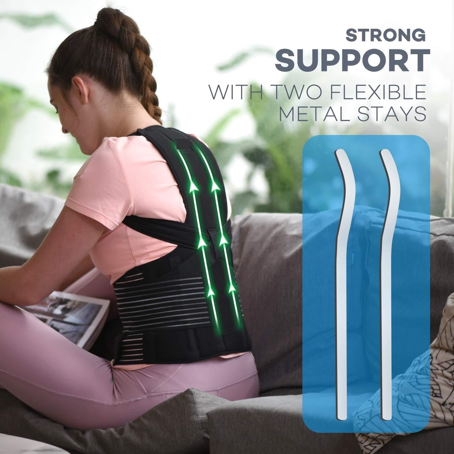 Faja Lumbar Cinturón Deportivo De Protección For La Espalda For Soporte Soporte Cinturón(Black,XL)