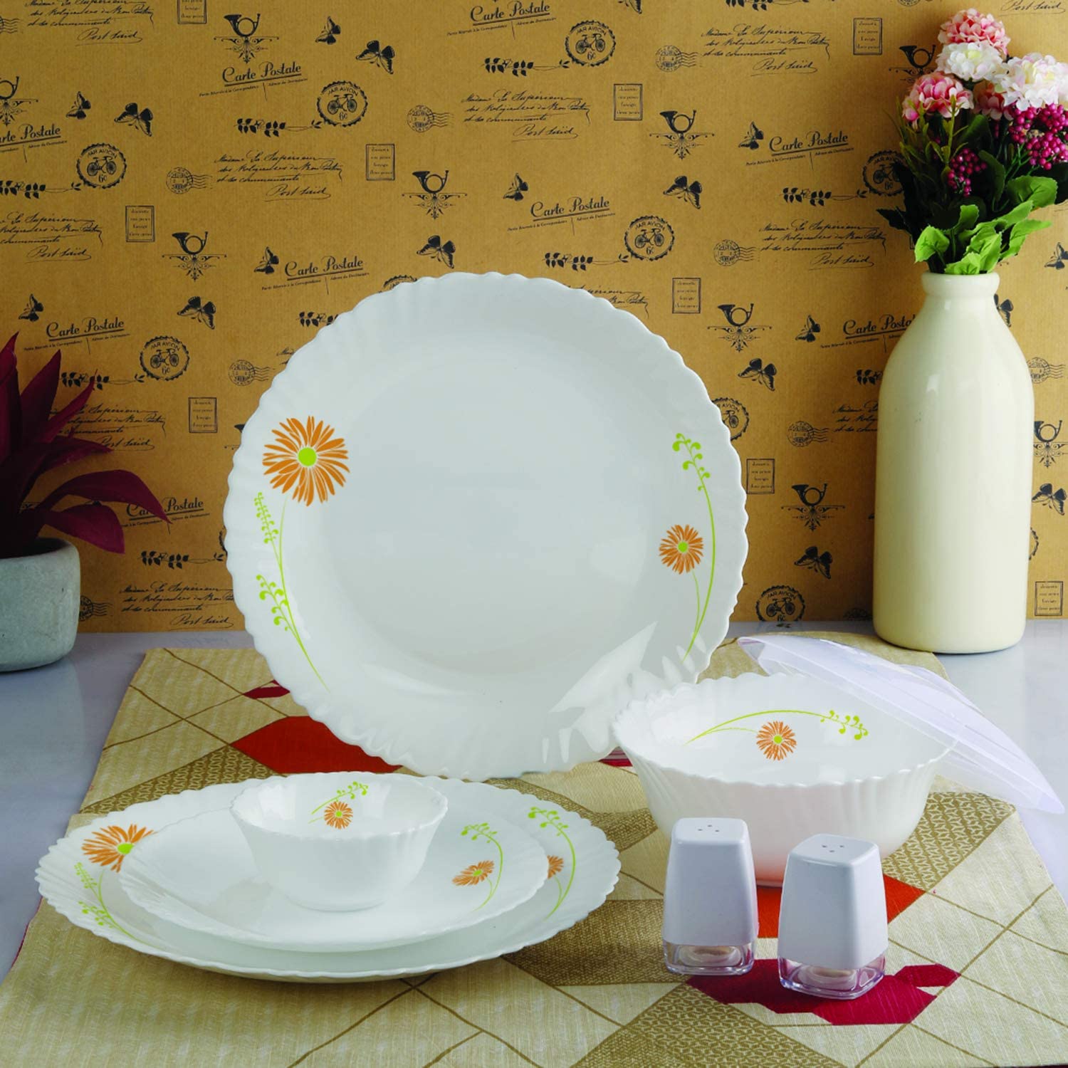 トモコレ様　LACTPEP3本 & UVセット Cello Opalware Dazzle Series Livid Lilac Dinner Set