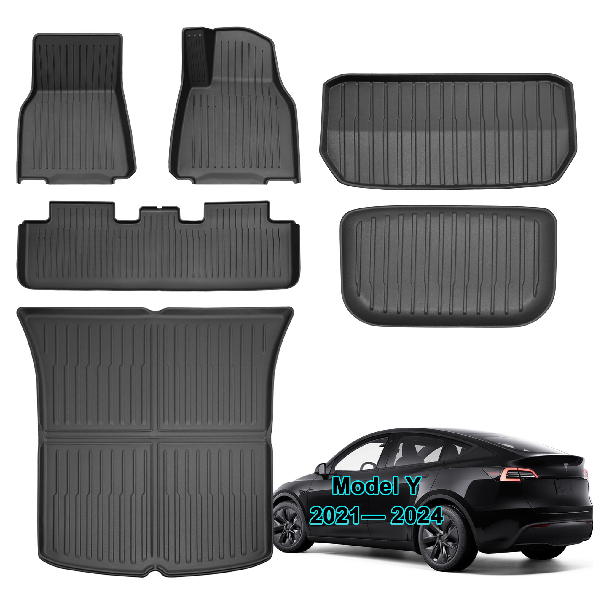 Amazon | テスラModel Y専用 SUPER LINER フロアマット 2021-2024 2025