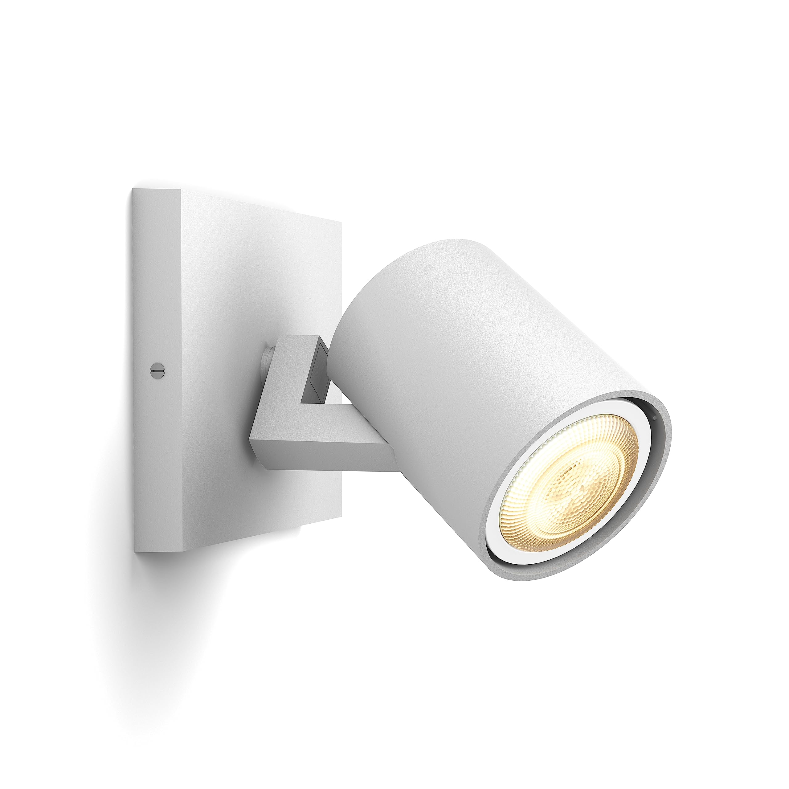 Philips Hue – Lámpara inteligente, Hue Runner, Foco Extensible LED Inteligente, Luz Blanca Cálida a Fría, Compatible con Alexa y Google Home, Color Blanco