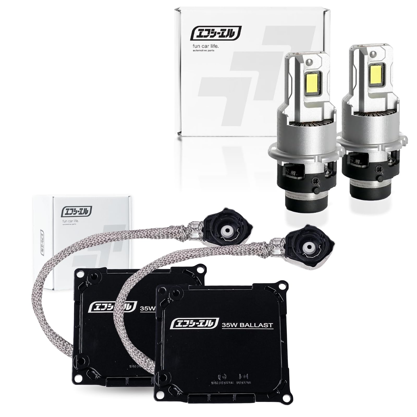 Amazon | fcl.(エフシーエル) D4R led ヘッドライト ポン付け 純正 hid