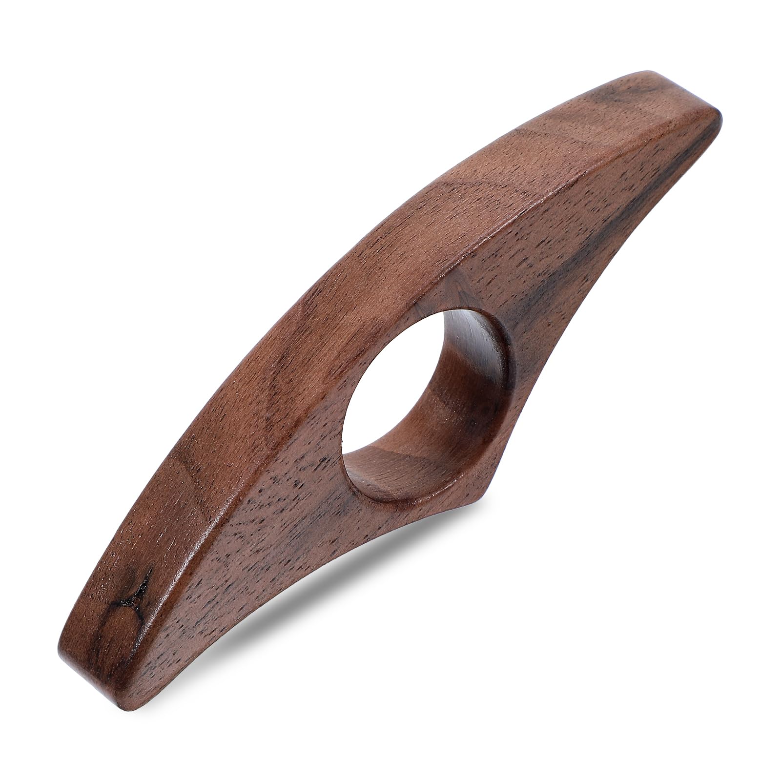 Nogeqi Book Page Holder, Wooden Smooth Finish Bookworm Reading Gifts Literary Gifts Book Accessories for Reading Lovers (Medium, Brown)
