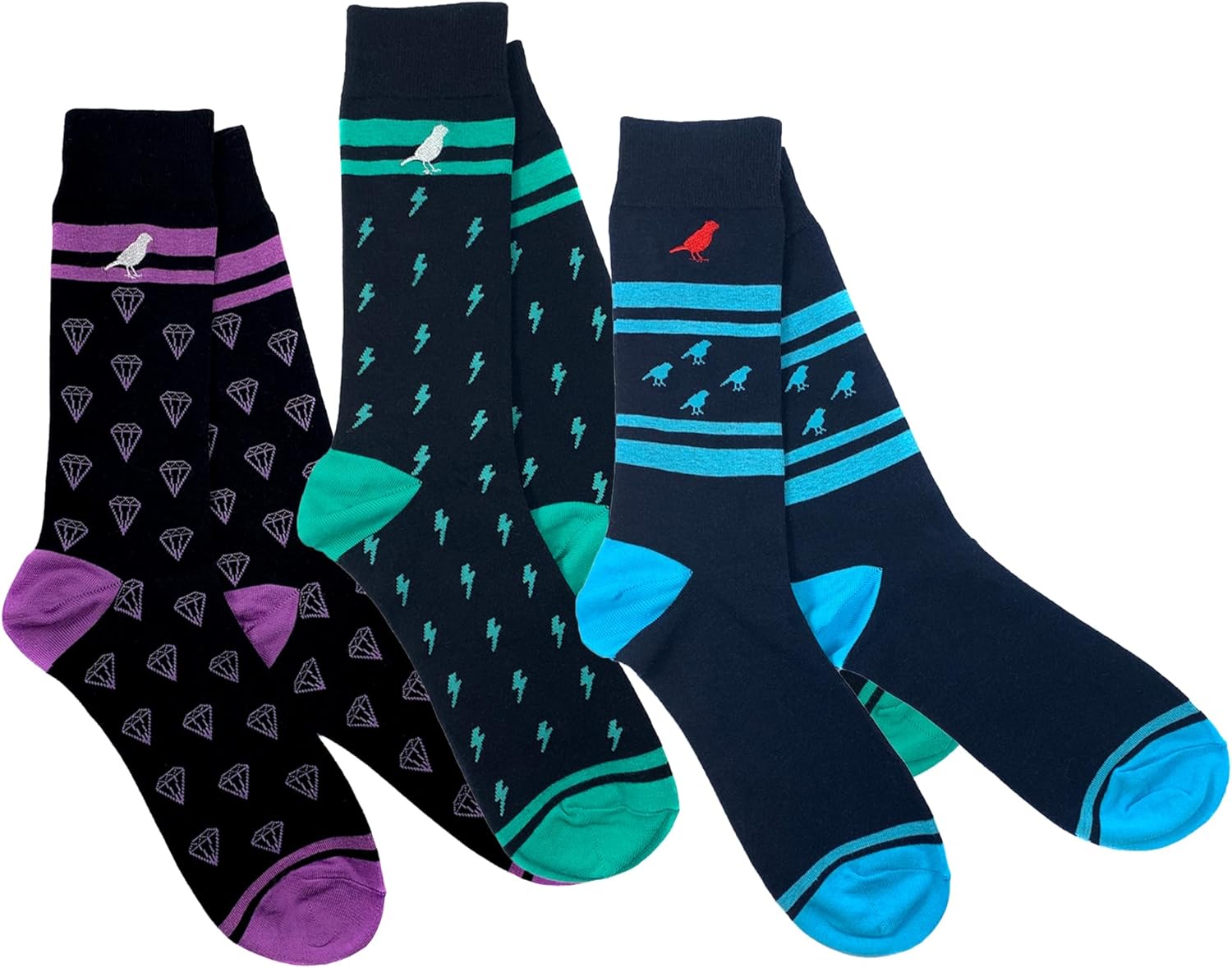 Men’s Cotton Crew Dress Socks – Ultra-Soft, Breathable, Everyday Comfort – Rebel - Image 4