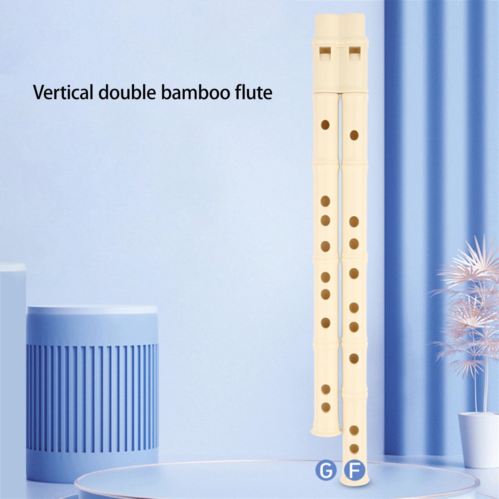 Doppio Soffio Flauto Di Bambù Flauti Per Bambini Adulti, Flauto Dolce Soprano Diteggiatura Tedesca Principiante Flauto A Becco Per Le Lezioni Di Musica Pratica A Casa(F key/G key)