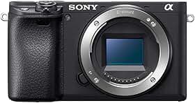 Sony Câmera Mirrorless Alpha A6400: Câmera Digital Compact Aps-C Intercambiáveis ​​Com Foco Automático De Olhos Em Tempo Real, Vídeo 4K E Flip Up Touchscreen E Câmeras Compatíveis Com Montagem Ilce-64