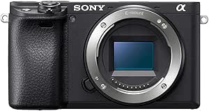 Sony Alpha a6400 Mirrorless Camera: Compact APS-C Interchangeable Lens Digital Camera with Real-Time Eye Auto Focus, 4K Video &amp; Flip Up Touchscreen - E Mount Compatible Cameras - ILCE-6400/B Body