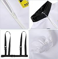 Vista 4 de Geyoga Disfraces de astronauta para niños, disfraz de astronauta con casco de astronauta para fiesta temática de cumpleaños