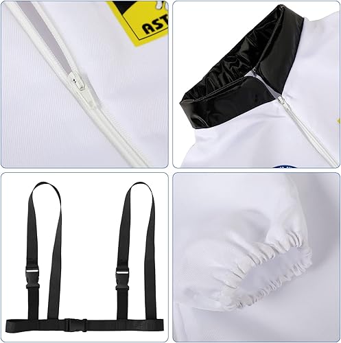 Miniatura 3 de Geyoga Disfraces de astronauta para niños, juego de rol con casco de astronauta para fiesta temática de cumpleaños