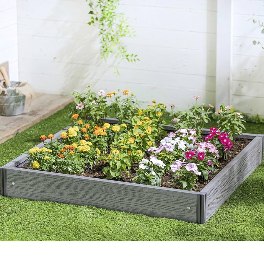 ちょっと大きめ！ レイズドベッド スチールプランター 2組