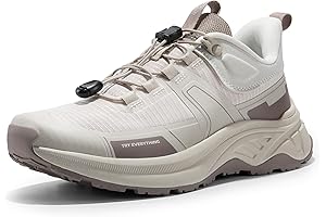 Lightweight Hiking Shoes for Women with Quick Laces and Outdoors Sneakers