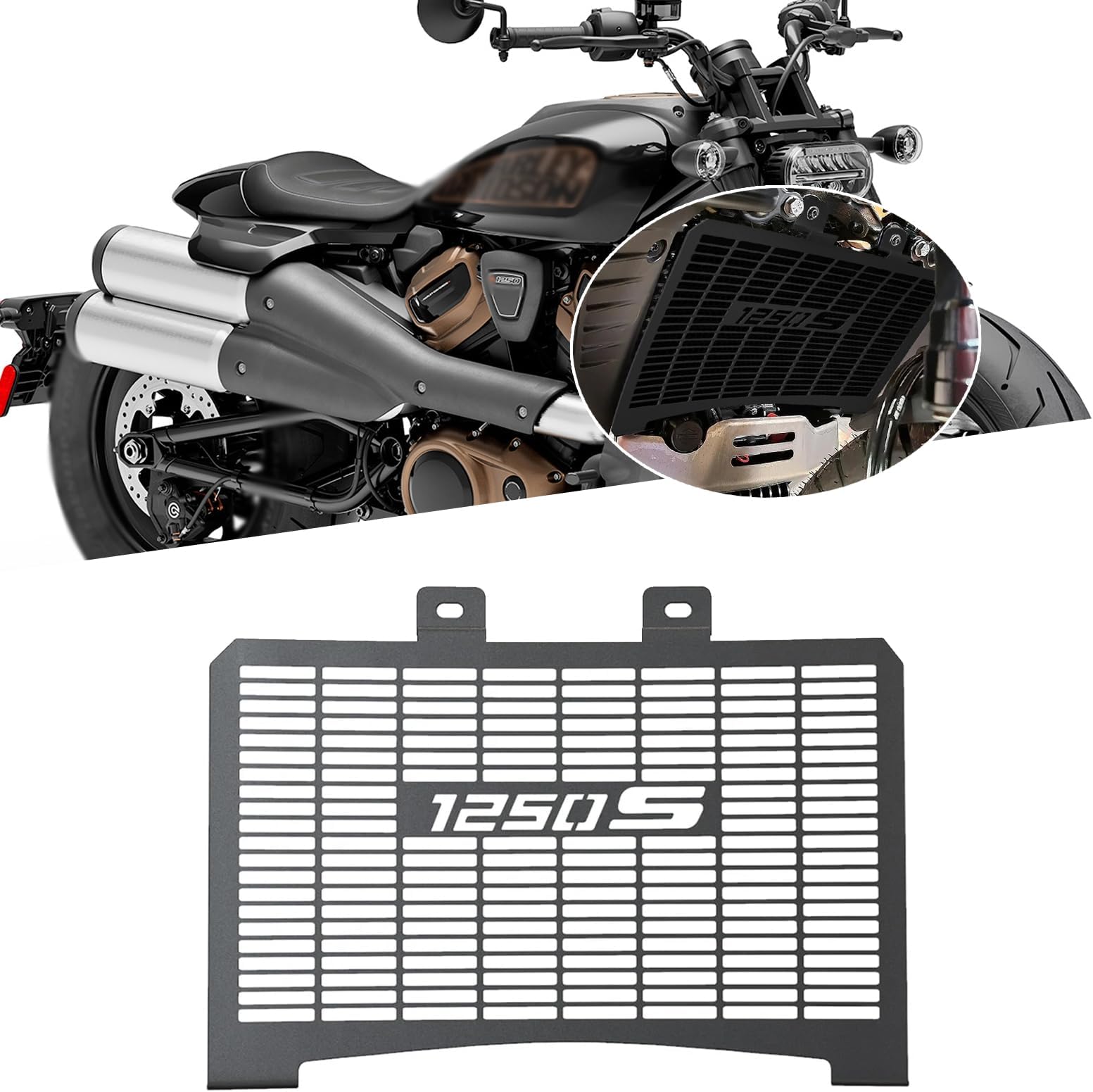 FOR Sportster S 1250 S1250 Sportster S RH1250S 2021 2022 2023 2024 Motorcycle Accessories Radiator Grille Guard Cover Protection (B)