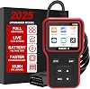 ماسح ضوئي Obd2 لقارئ رمز خطأ محرك السيارة أداة مسح تشخيصية سلكية Odb2 Obd لفحص ضوء المحرك وعرض إطار التجميد والبيانات المباشرة واختبار نظام Evap V302 لـ 9 مركبات بروتوكول Obdii منذ عام 1996