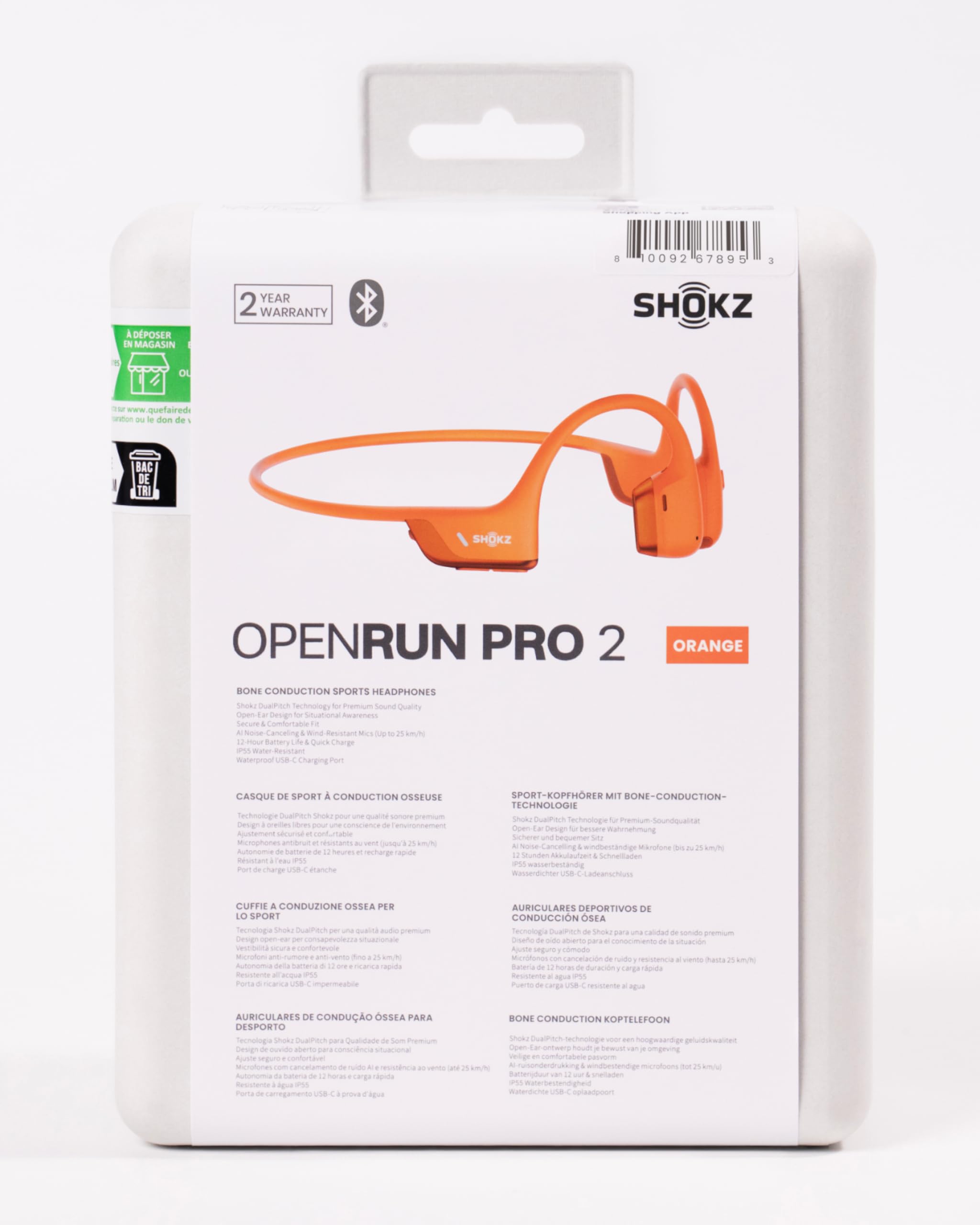 Shokz 2点セット OpenRun Pro ＆ OpenMove Shokz OpenRun Pro 2 Mini, Orange