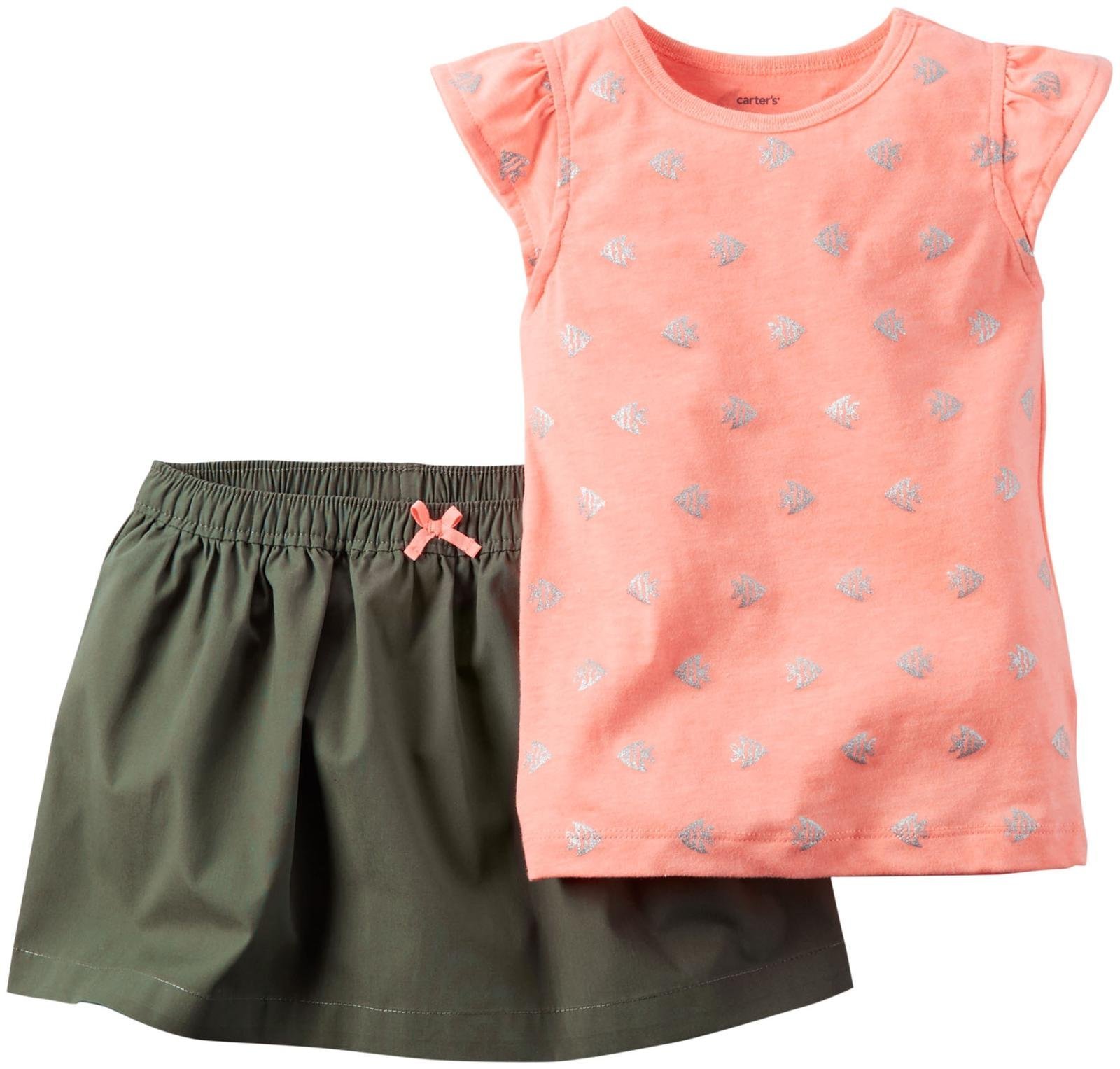 Ensemble 2 pièces bébé fille en coton de style décontracté - 2