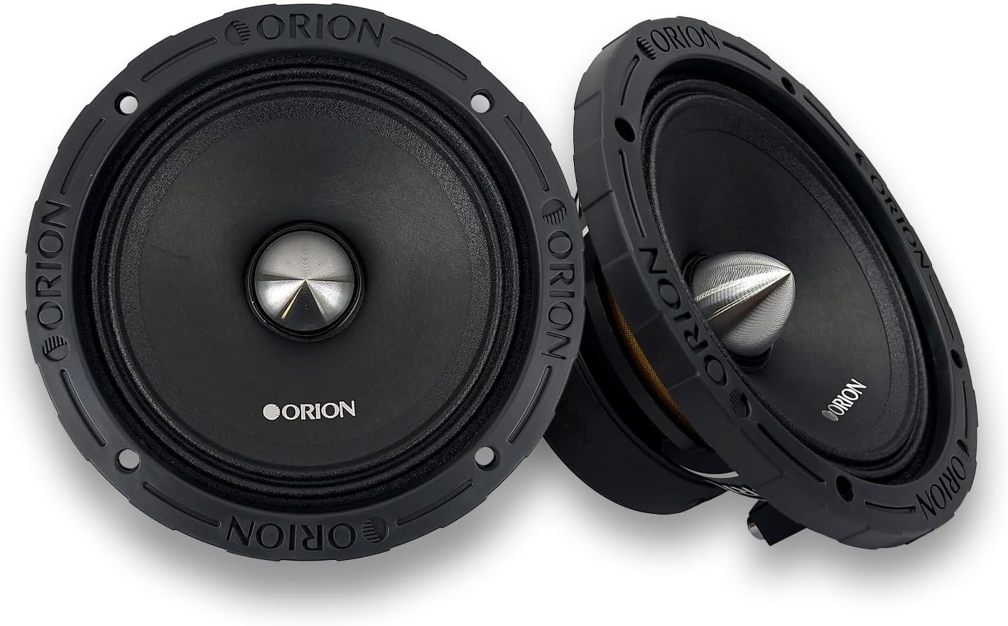 ORION XTR XTX654 High Efficiency 6.5″ Mid-Range Bullet Loudspeakers, 1400W Max Power, 350W RMS, 4 Ohm, 1.5″ Voice Coil – Pro Car Audio Stereo, Midrange Speakers (Pair)