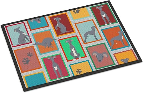 Vista 557 de Caroline's Treasures MLM1087MAT - Felpudo de perro de montaña bernés de 18 x 27 pulgadas, para interiores y exteriores, para entrada, Bernese