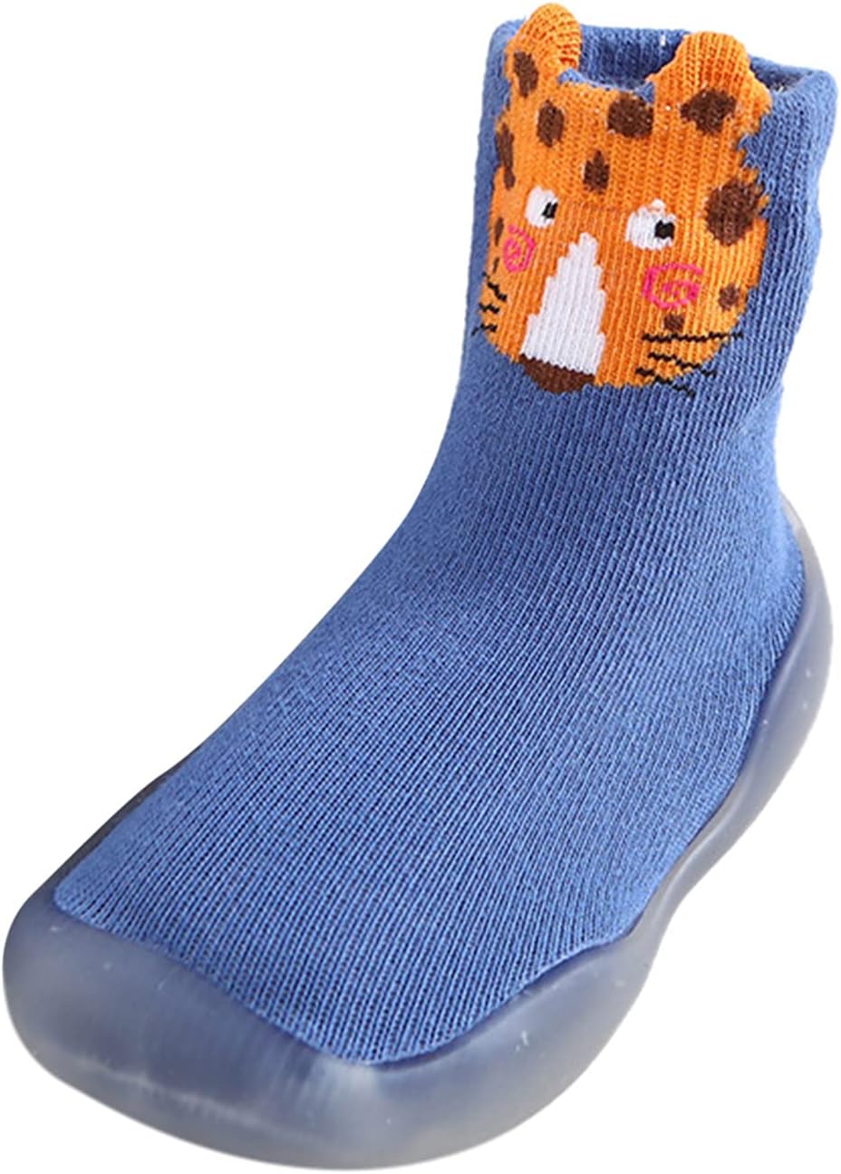 House Slippers for Big Kids Toddler Baby Boys Girls Solid Warm Knit Soft Sole Toddler Boys Mouse Slippers