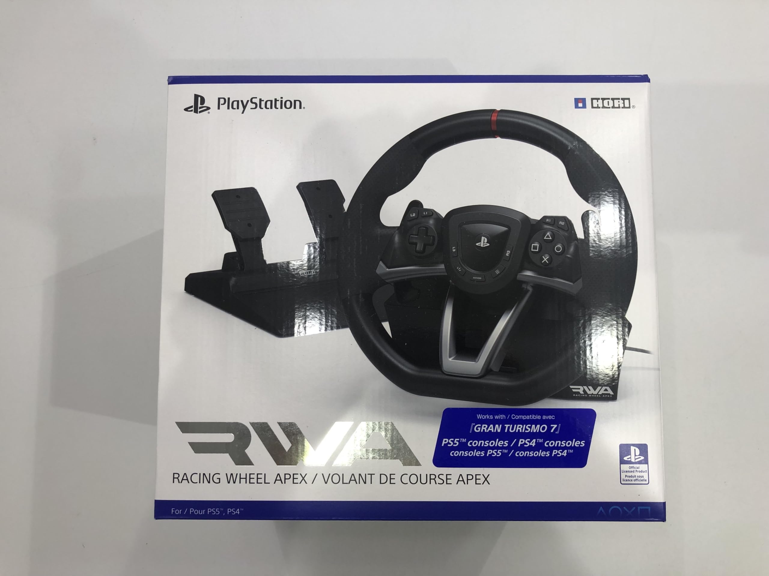 PS5 Lenkrad und Pedale Sony Playstation 4/5 Lizensiert [Neues Modell] +  Gran Turismo 7