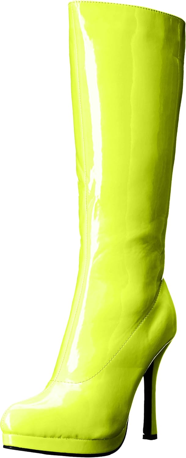 Ellie Shoes Women's 421-Zenith Boot, Yellow, 6 M US