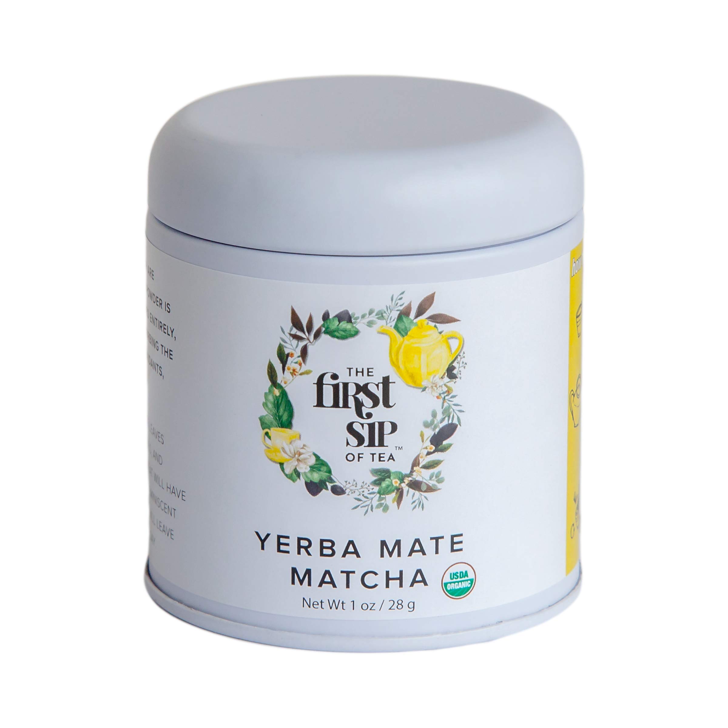 The Spice Hut - Organic Yerba Mate Tea Powder, Pure, 1 oz, High Caffeine