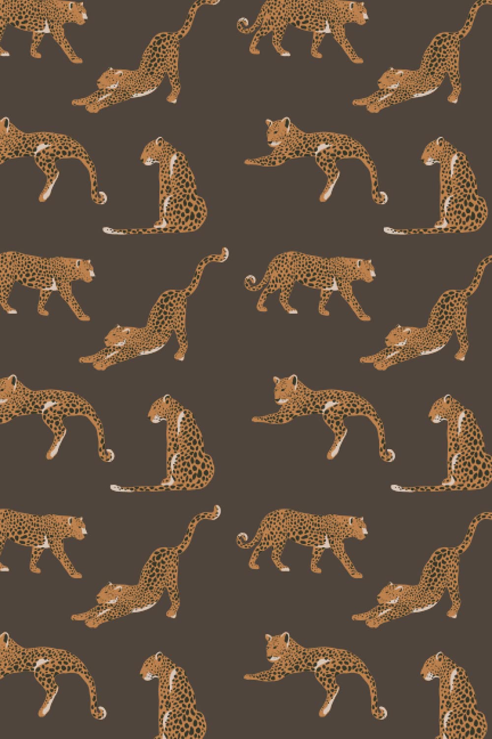 Leopard Notebook: 6"x9" sized notebook 200 Pages with patterned lined pages