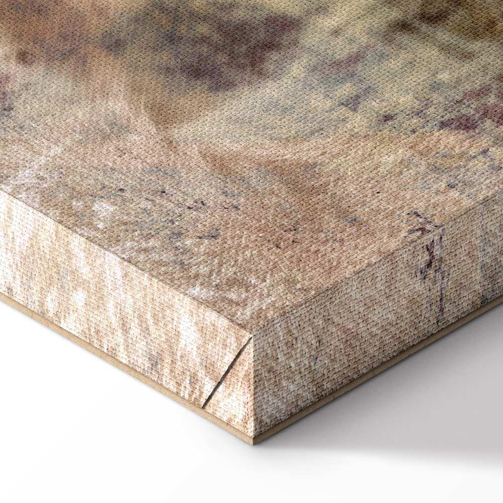 murando - Quadro Moderno Acustico per Camera da Letto, Leone, 90x60 cm | Chiodi Inclusi, 1 Pezzo, Schiuma Acustica, Pannelli Fonoassorbenti Decorativi, Produzione Europea