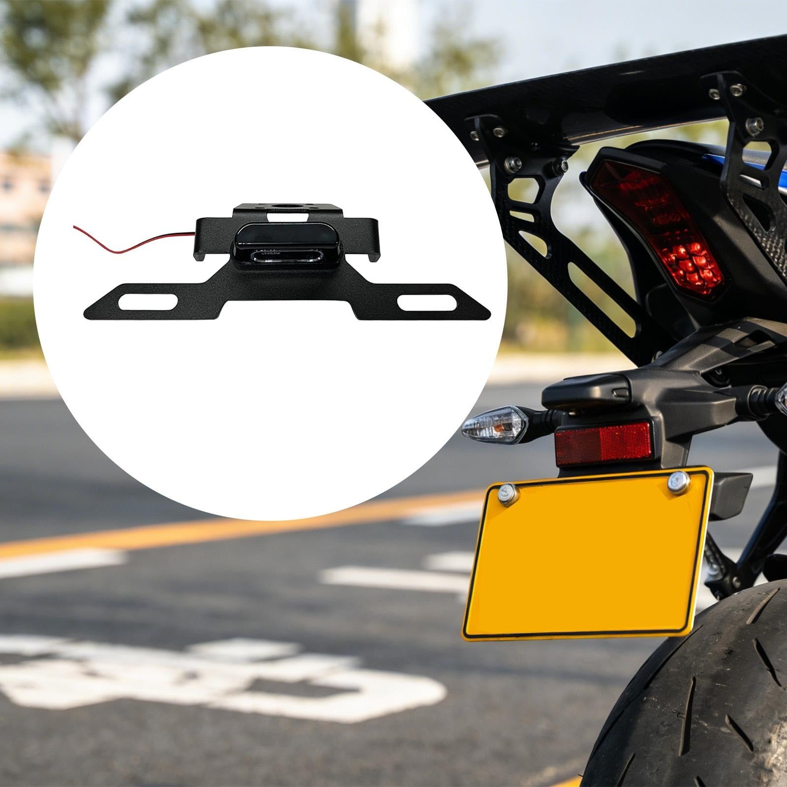 Supporto Per Targa Posteriore Illuminato Con Indicatori Di Direzione Integrati, Facile Da Installare, Per Y&amaha YZF R6 2006-2021