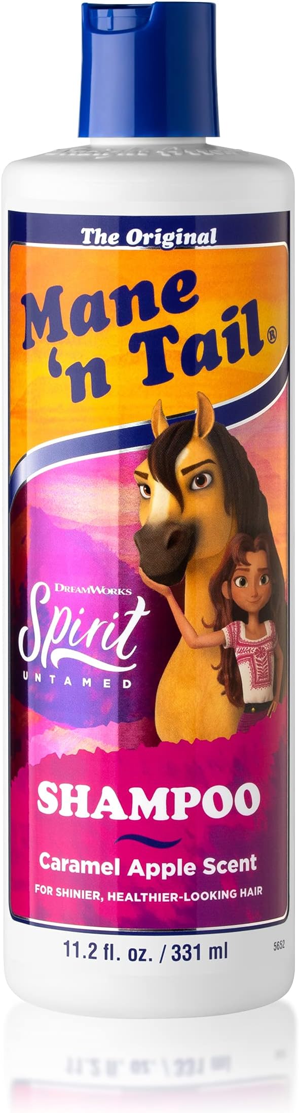 Mane 'n Tail Spirit Untamed Shampoo โ Caramel Apple Scented, Gentle Rinse Shampoo & Body Wash for Soft, Silky Hair (11.02 oz)