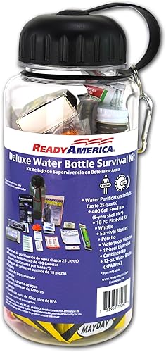 Miniatura 2 de Ready America 70060 Deluxe - Kit de supervivencia para botellas de agua