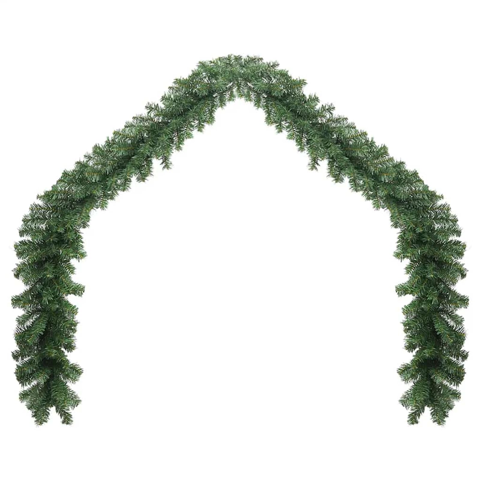 Gecheer Weihnachtsgirlande PVC 10 m, Weihnachtsdekoration für Fenster Tür Adventskranz Gemütliche Winter-Tischdekoration im Wohnzimmer246404