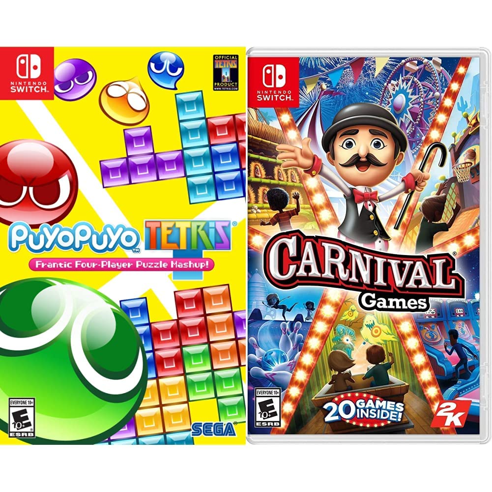 Puyo Puyo Tetris + Carnival Games Nintendo Switch Video