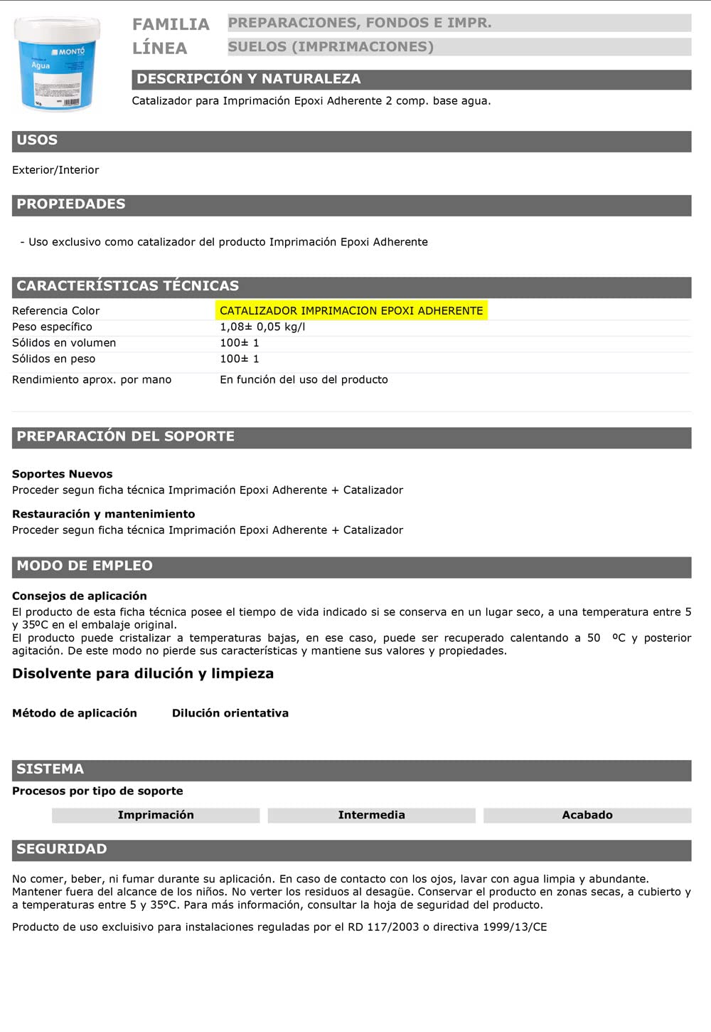 Imprimación Epoxi Suelos + Catalizador. Imprimación Epoxi al Agua Transparente de Dos Componentes, Promotor de Adherencia en Soportes poco Porosos, Suelos, Paredes y Metales no Férricos. (3Kg (2 + 1))