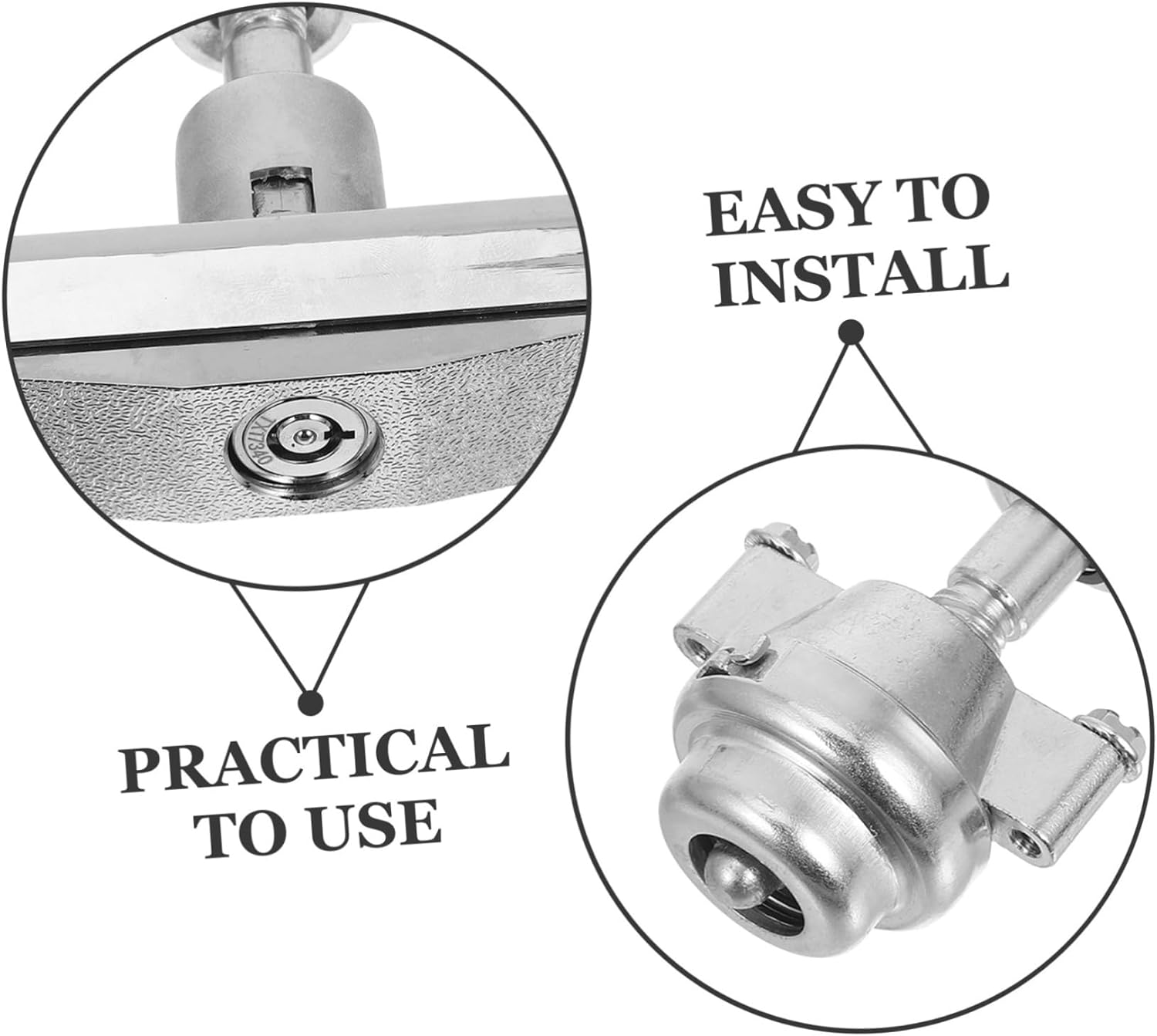 ABOOFAN T-Type Vending Machine Lock for Automatic Water Dispenser Self-Service Car Wash and Unmanned Vending Machines Heavy Duty Lock with Keys
