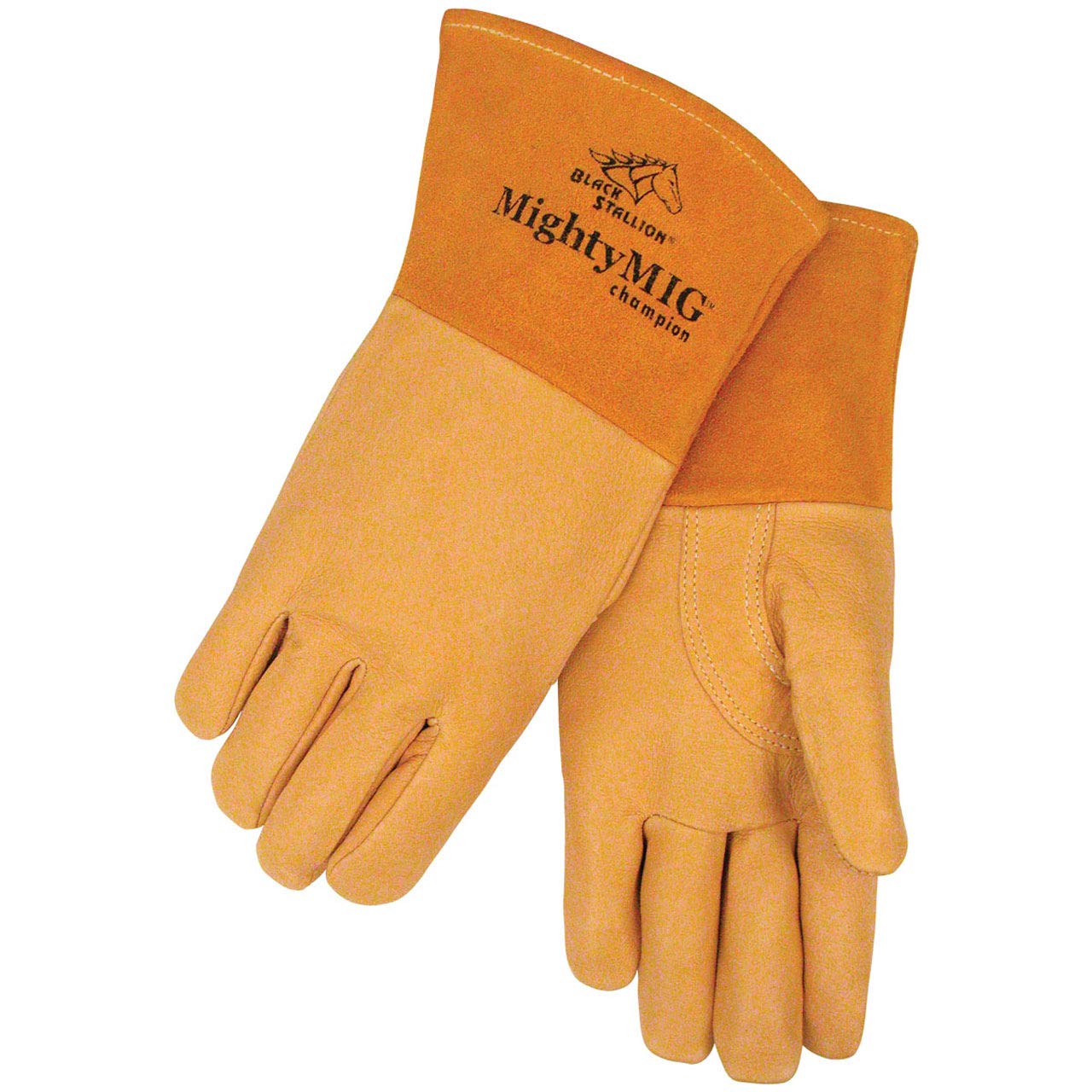 Revco 39CHMP-XL Black Stallion Mighty Mig Welder Glove, Premium Grain, X-Large (12 Pairs)