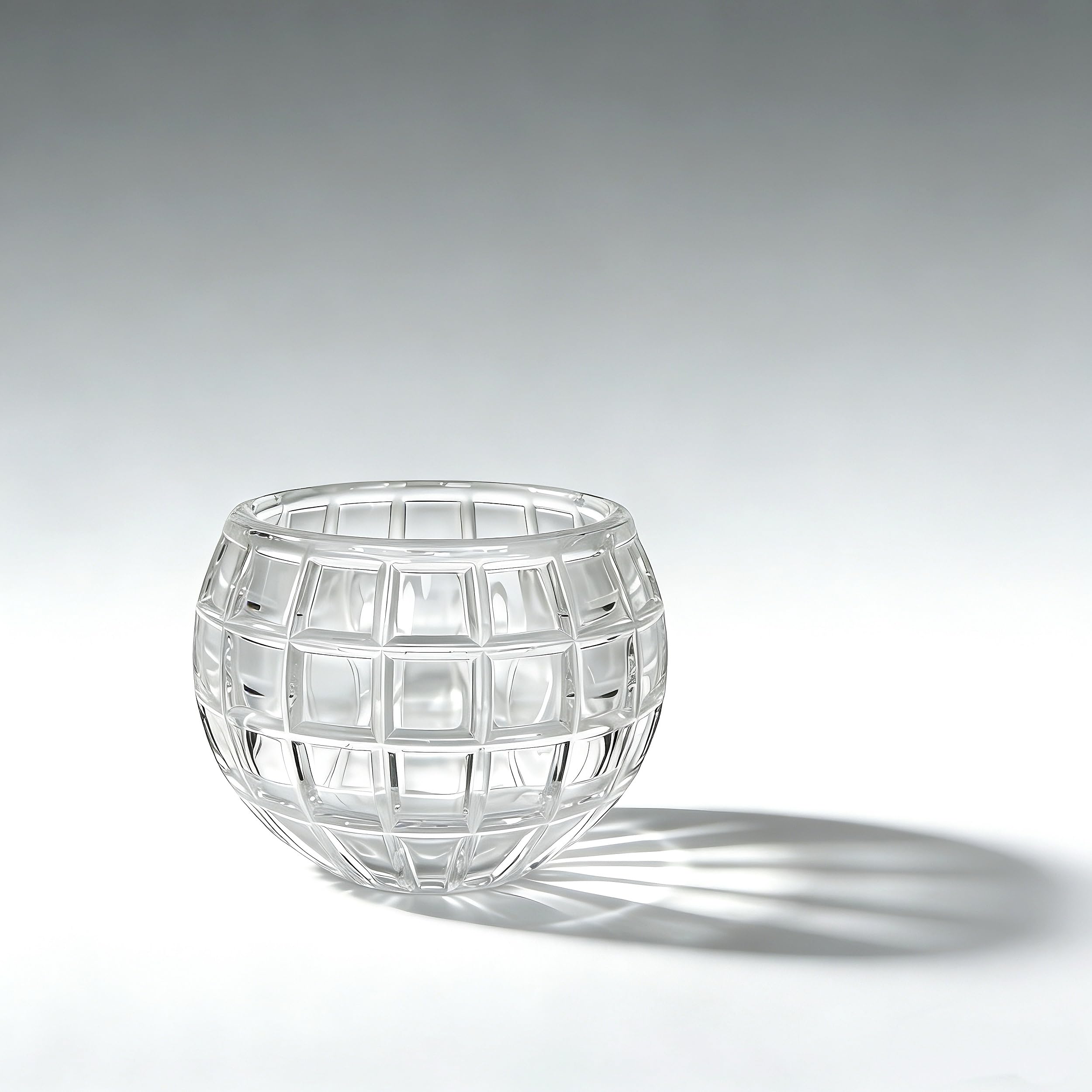 Portavelas votivas redondas de cristal, portavelas pequeños transparentes para centro de mesa, boda, decoración del hogar (3 x 2.36 pulgadas)