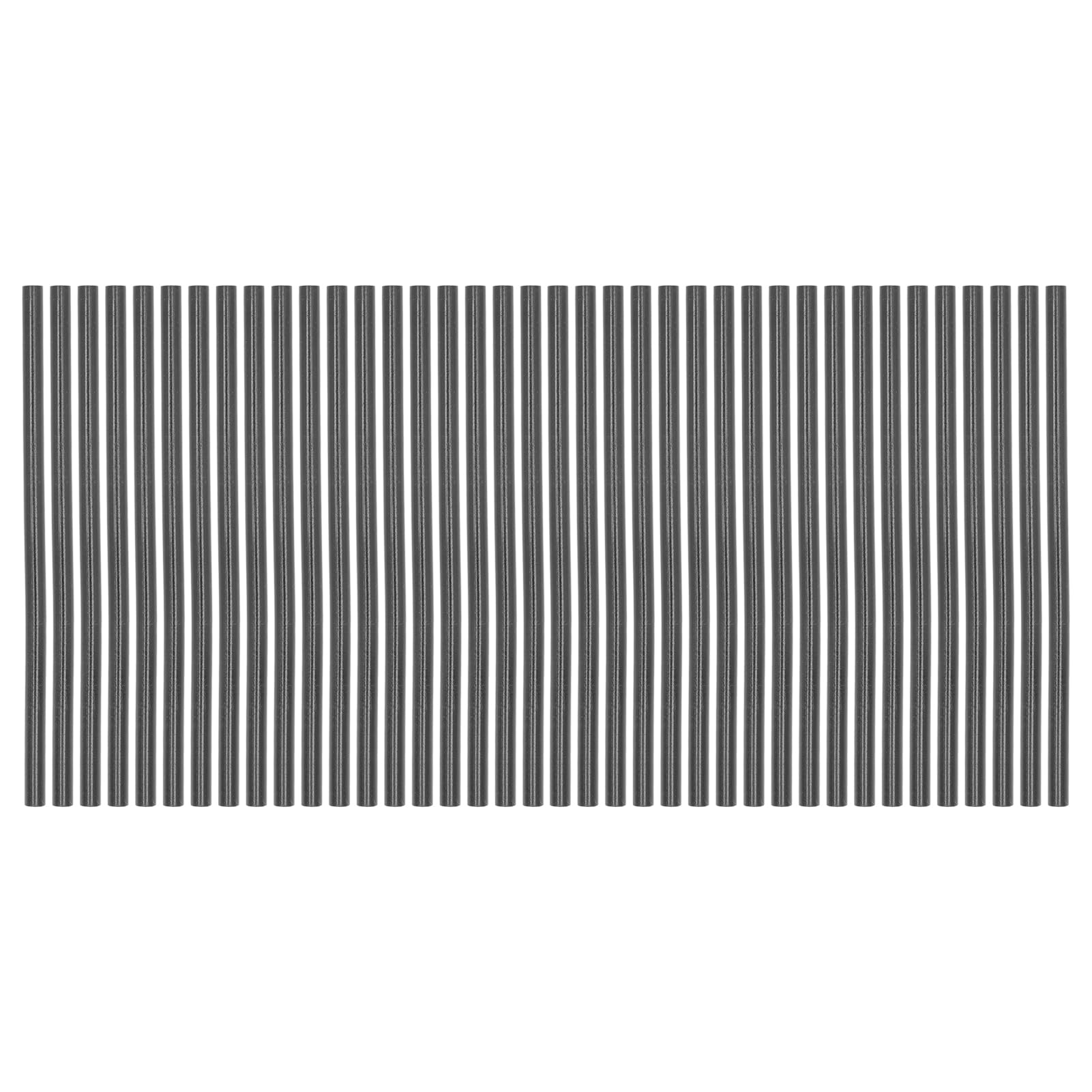 Natudeco 38Pcs Black Hot Melt Adhesive Glue Sticks Hot Melt Glue Sticks Hot Glue Sticks Set for DIY Craft Repairs Home Decorations and Gluing Projects