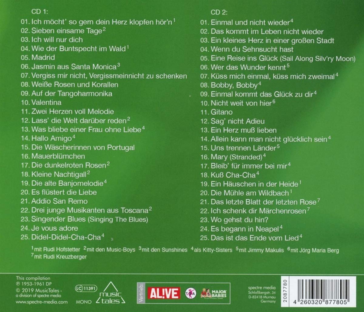 Image secondaire de Mauerblümchen - 50 Succès Incontournables en Musique Pop