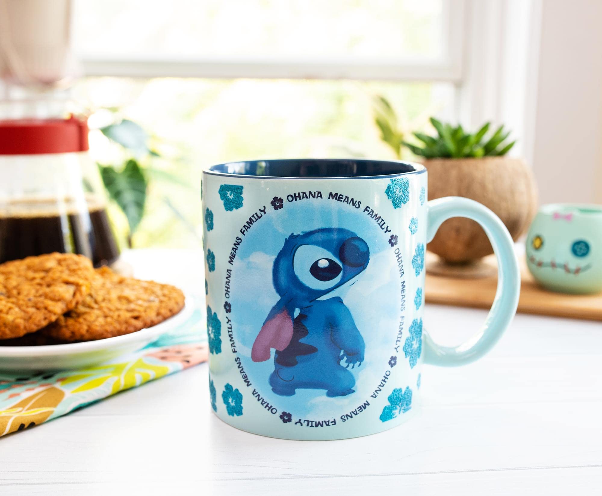 Amazon.com | Toynk Disney Lilo & Stitch Ohana Means Family Ceramic