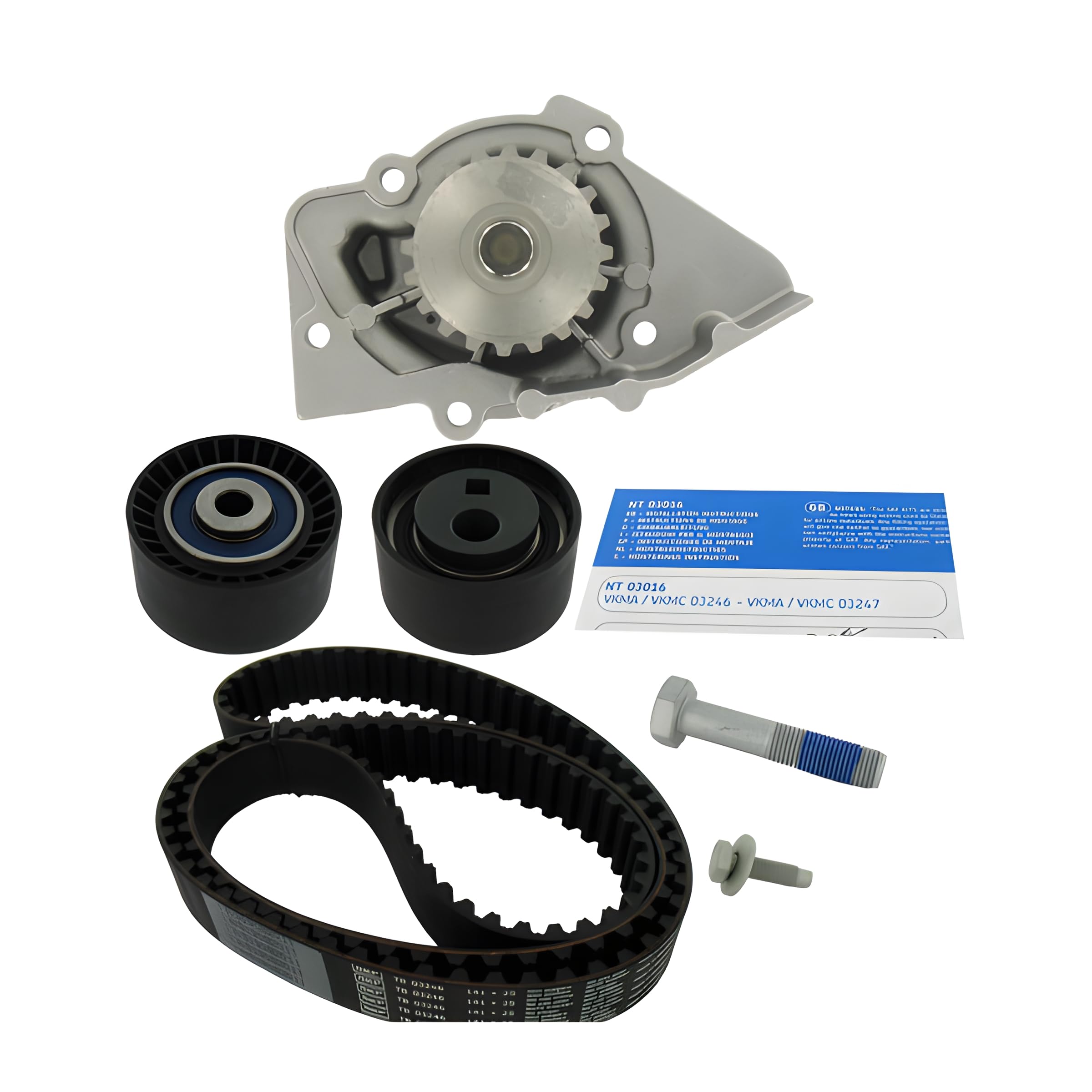 SKF Wasserpumpe und Zahnriemensatz VKMC 03246 Höhe 171 mm Länge 271 mm Breite 142 mm - OE-Qualität