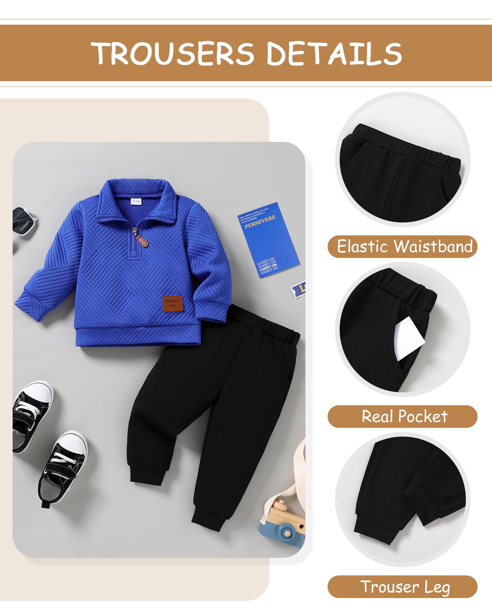 ZOEREA Toddler Boy Tenues Bébé garçon