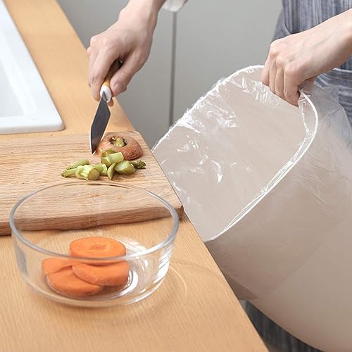 Miniatura 7 de Bote de basura de baño pequeño cubo de basura para baño dormitorio cocina canasta de basura de plástico delgada y bonita para oficina 7 L blanco mate