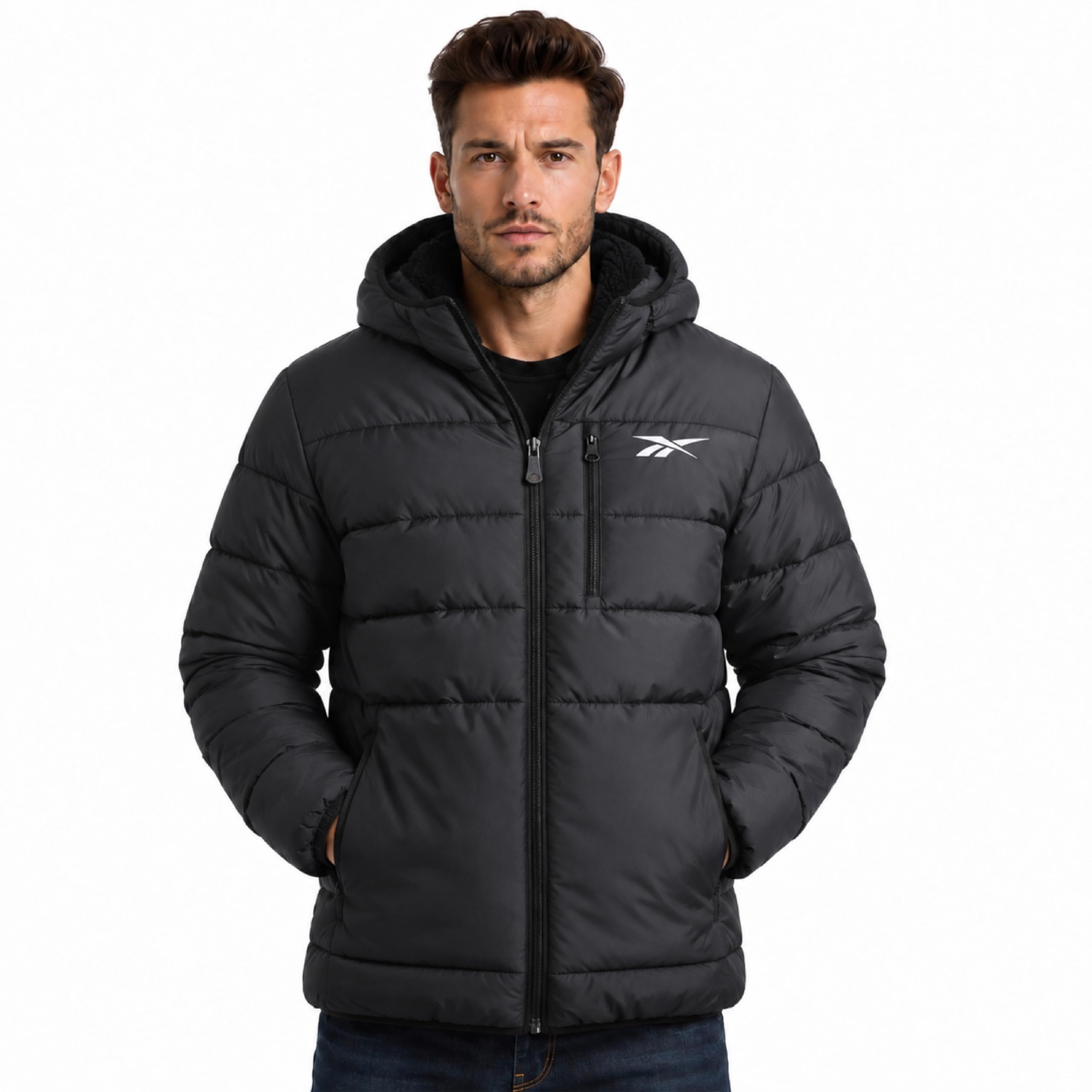 Reebok M Glacier Sherpa Jkt moderno Uomo