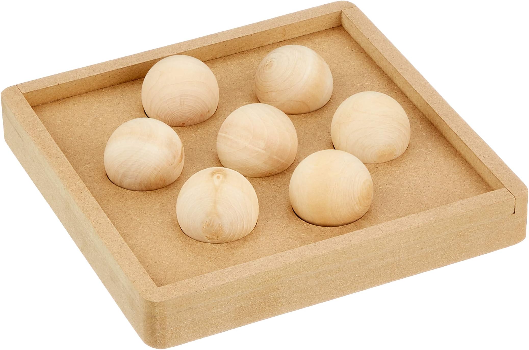 Schalen-Set aus Palmblättern 6 Stück, natur, B 19 cm, L 13 cm, H 5 cm