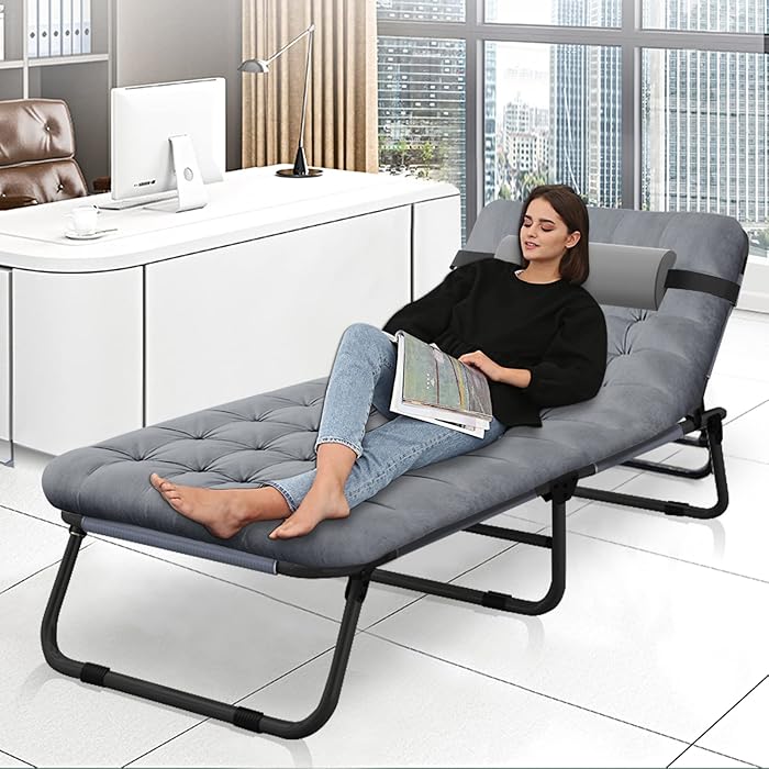 Buy Portable Folding Camping Cot, Adjustable 4Position Adults