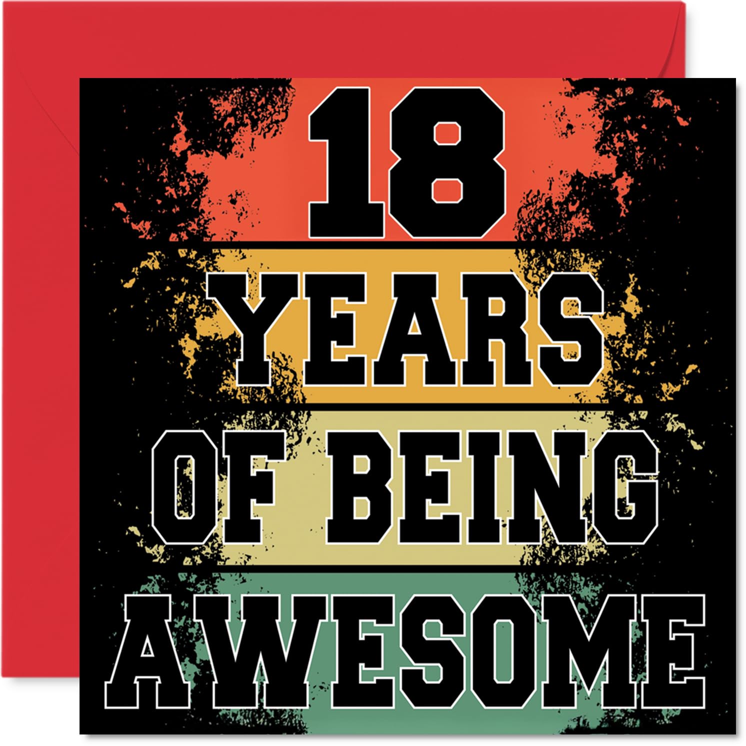 18th Birthday Cards for Women and Men, Being Awesome