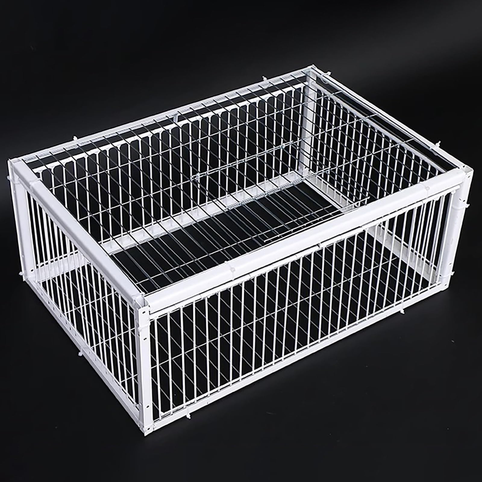 Jaula Trampa para pájaros Jaula Trampa Palomas con Dos entradas unidireccionales Fácil de Montar y Limpiar Trampa para pájaros Trampa para Animales Apto para Todo Tipo de Aves(70x40x26cm)