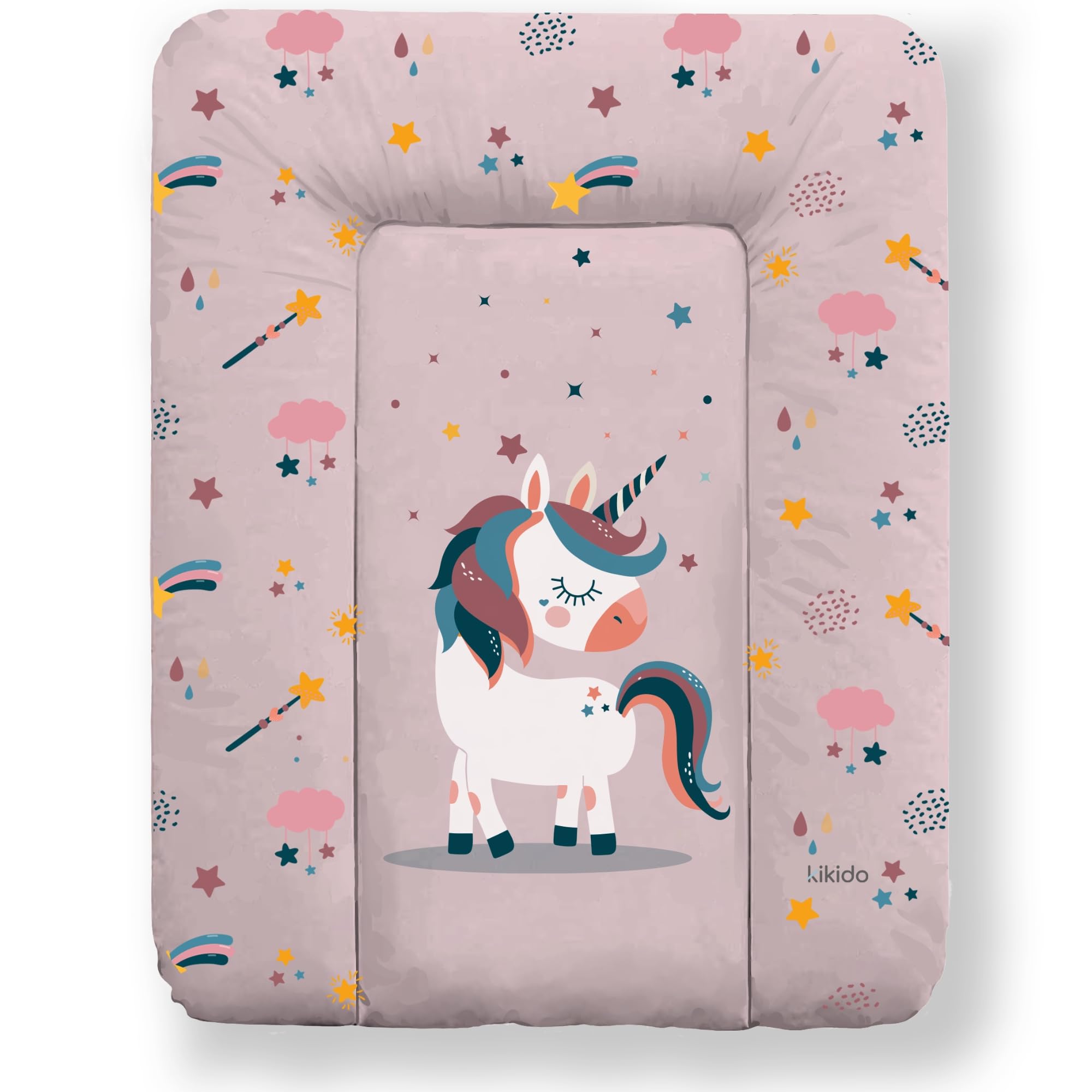 Materassino Fasciatoio 70x50 Unicorno Lavabile Impermeabile Universale per Neonato