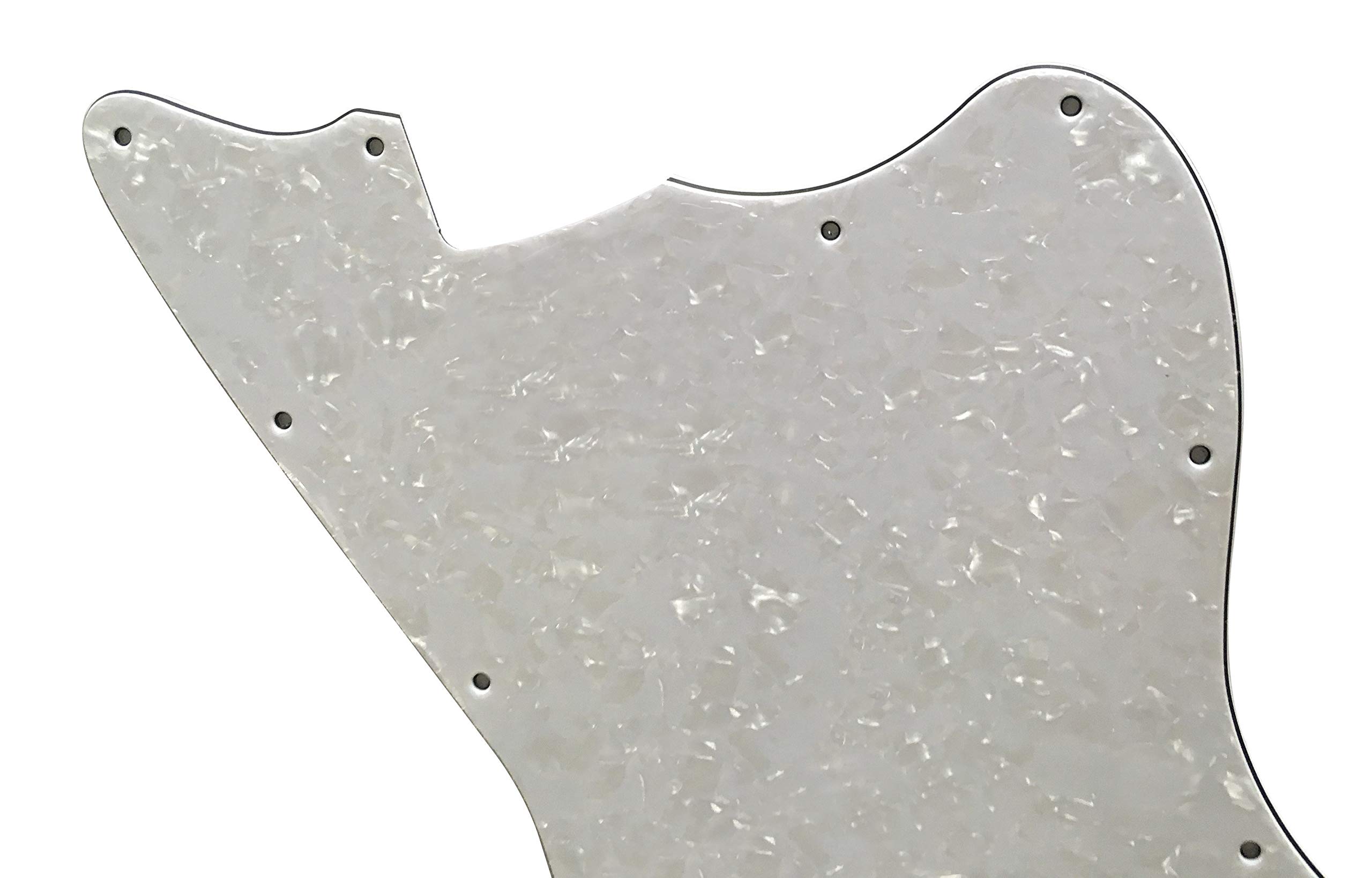 Custom Guitar Pickguard For Japan Jazzmaster Blank Style (4 Ply White Pearl)