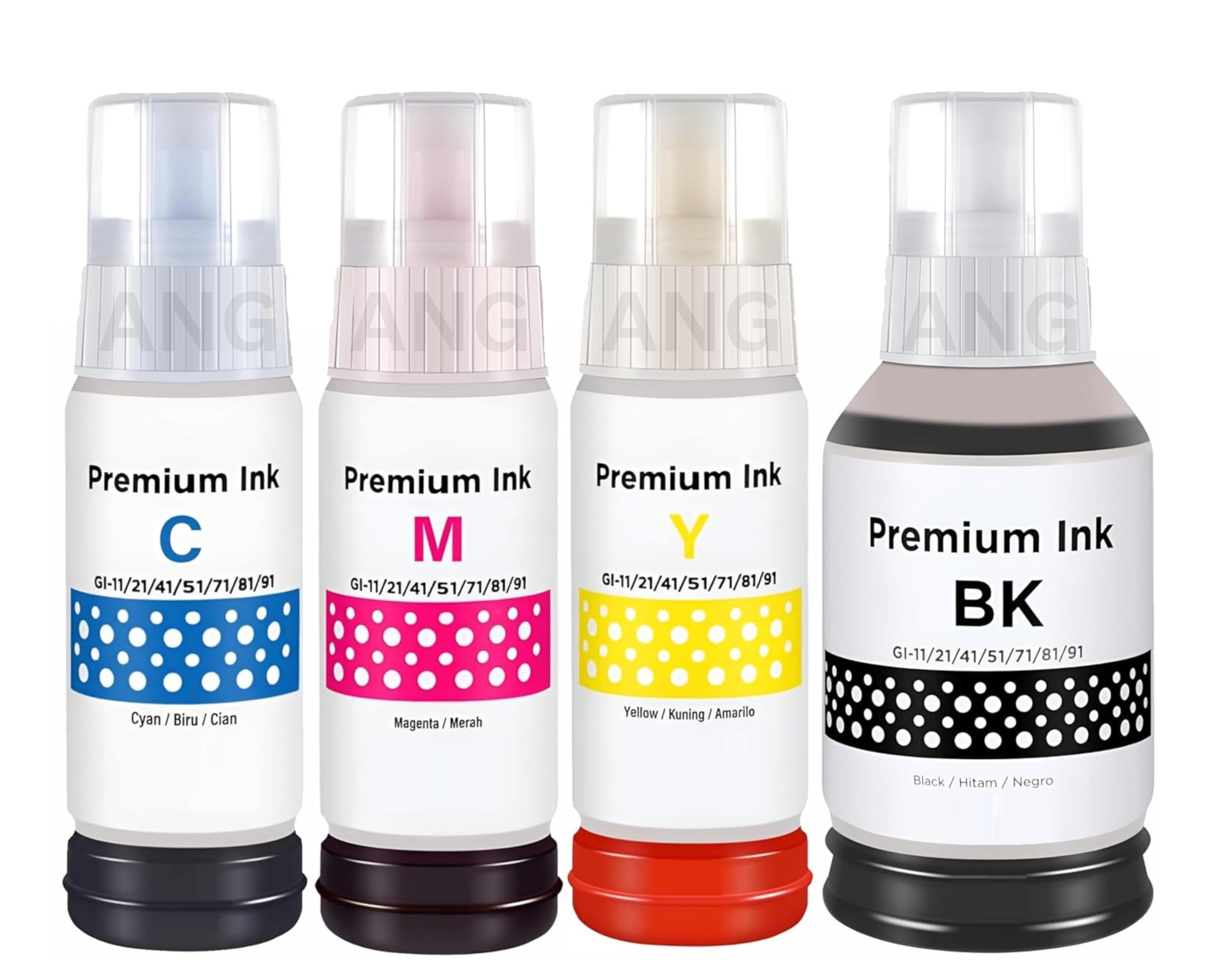 ANG GI 71 Compatible Ink for Canon Printer G1020 G1730 G1737 G2020 G2021 G2060 G2730 G2770 G3021 G3730 G3770 G4770 (71 Set)-image-46