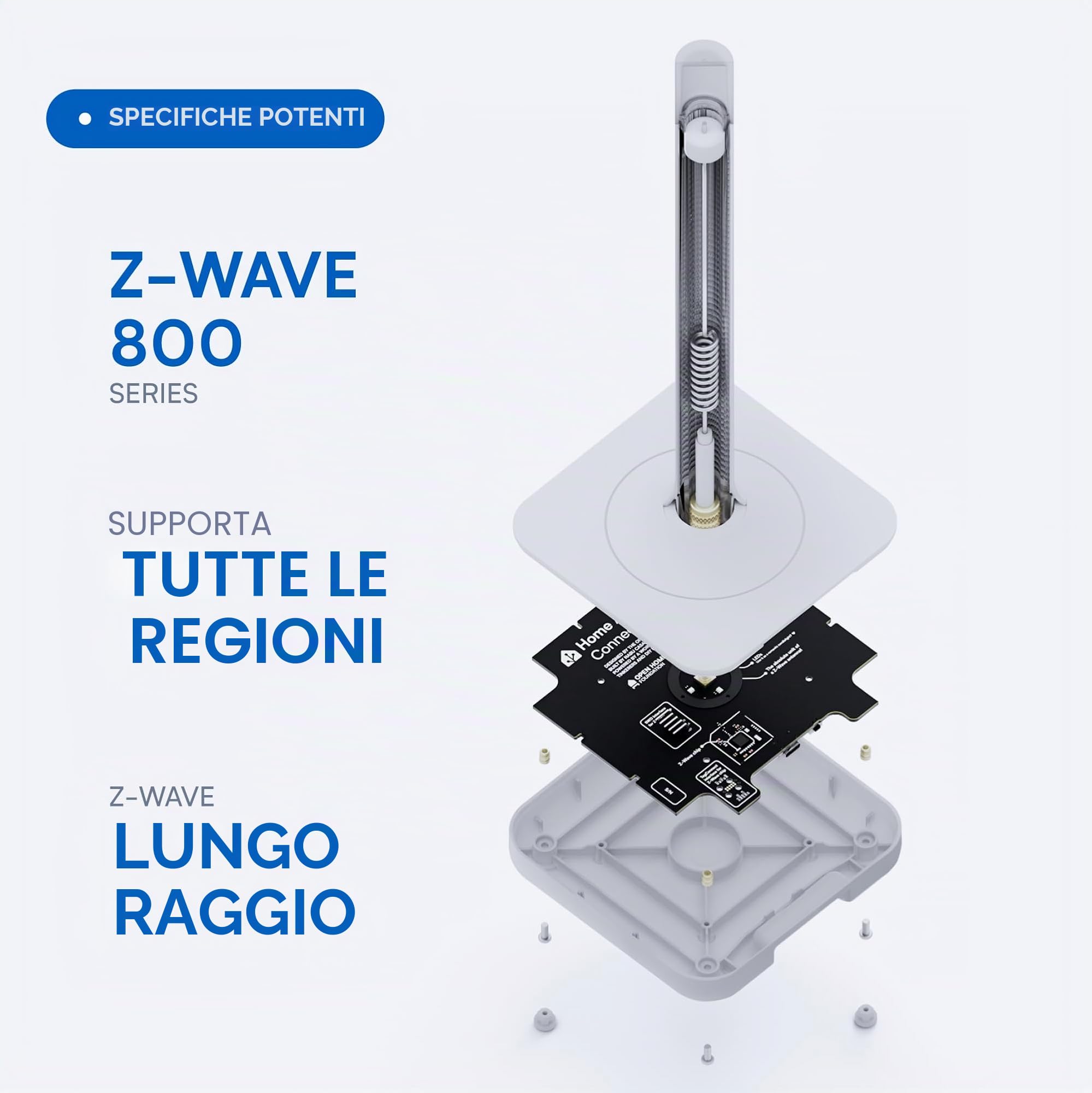 Home Assistant Connetti ZWA-2 | Collega i dispositivi Z-Wave a Home Assistant | Hardware ufficiale dell'assistente domestico